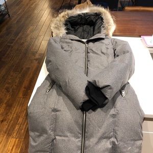 Soia & Kyo Parka down coat size small